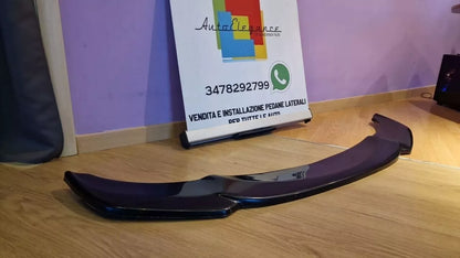 0890⭐SPLITTER SOTTO PARAURTI ANTERIORE BMW SERIE 5 F10 F11  ABS NERO LUCIDO MSP⭐
