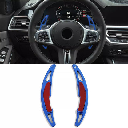 🔥Paddle cambio in alluminio blu adatti per BMW X5M F85 X6M F86 14-19🔥