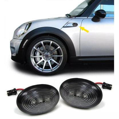 🔥Frecce laterali a LED fumé nero per Mini R55 R55N R56 R56N R57 R57N R58 R59🔥