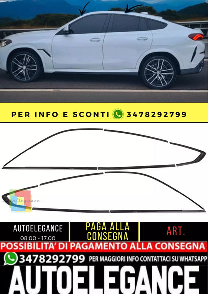 🔥Copri fienstrini nero set di finiture BMW X6 G06 dal 2019🔥