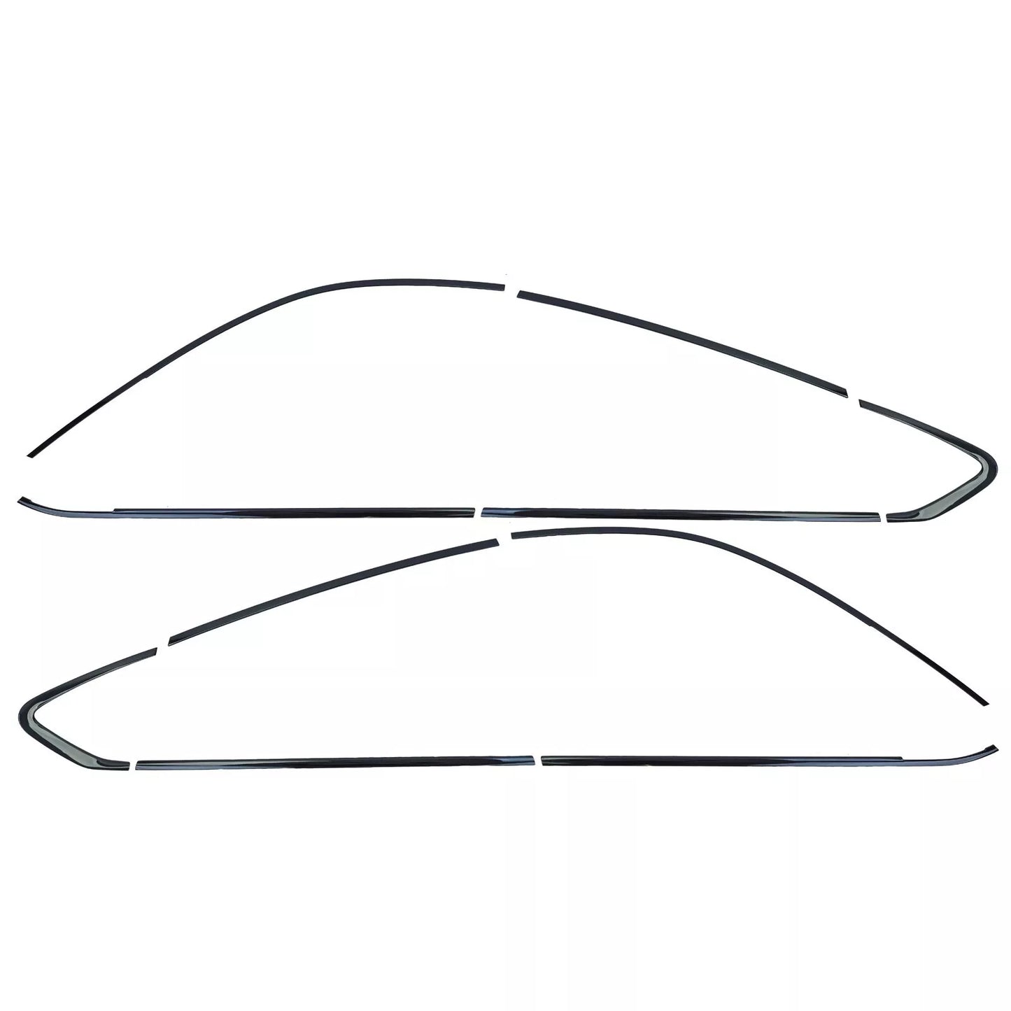 ⭐Copri fienstrini nero set di finiture BMW X6 F16 14-19⭐