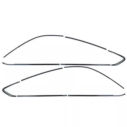 ⭐Copri fienstrini nero set di finiture BMW X6 F16 14-19⭐