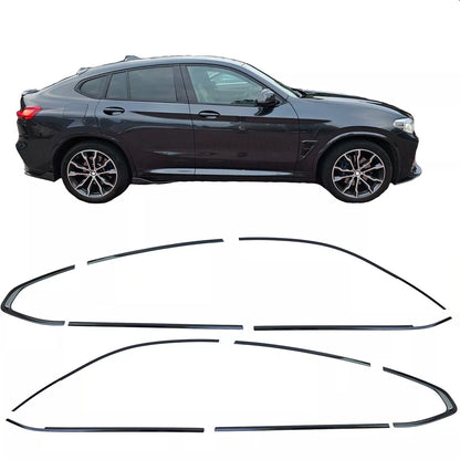 ⭐Copri fienstrini nero set di finiture BMW X4 G02 dal 2018⭐