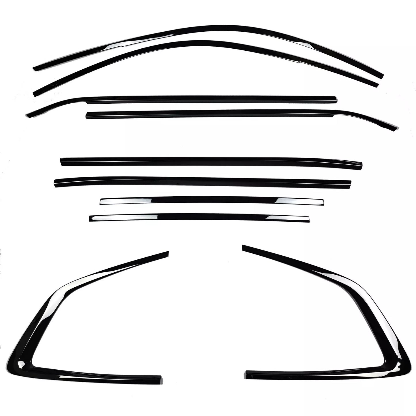⭐Copri fienstrini nero set di finiture BMW X3 G01 dal 2017⭐