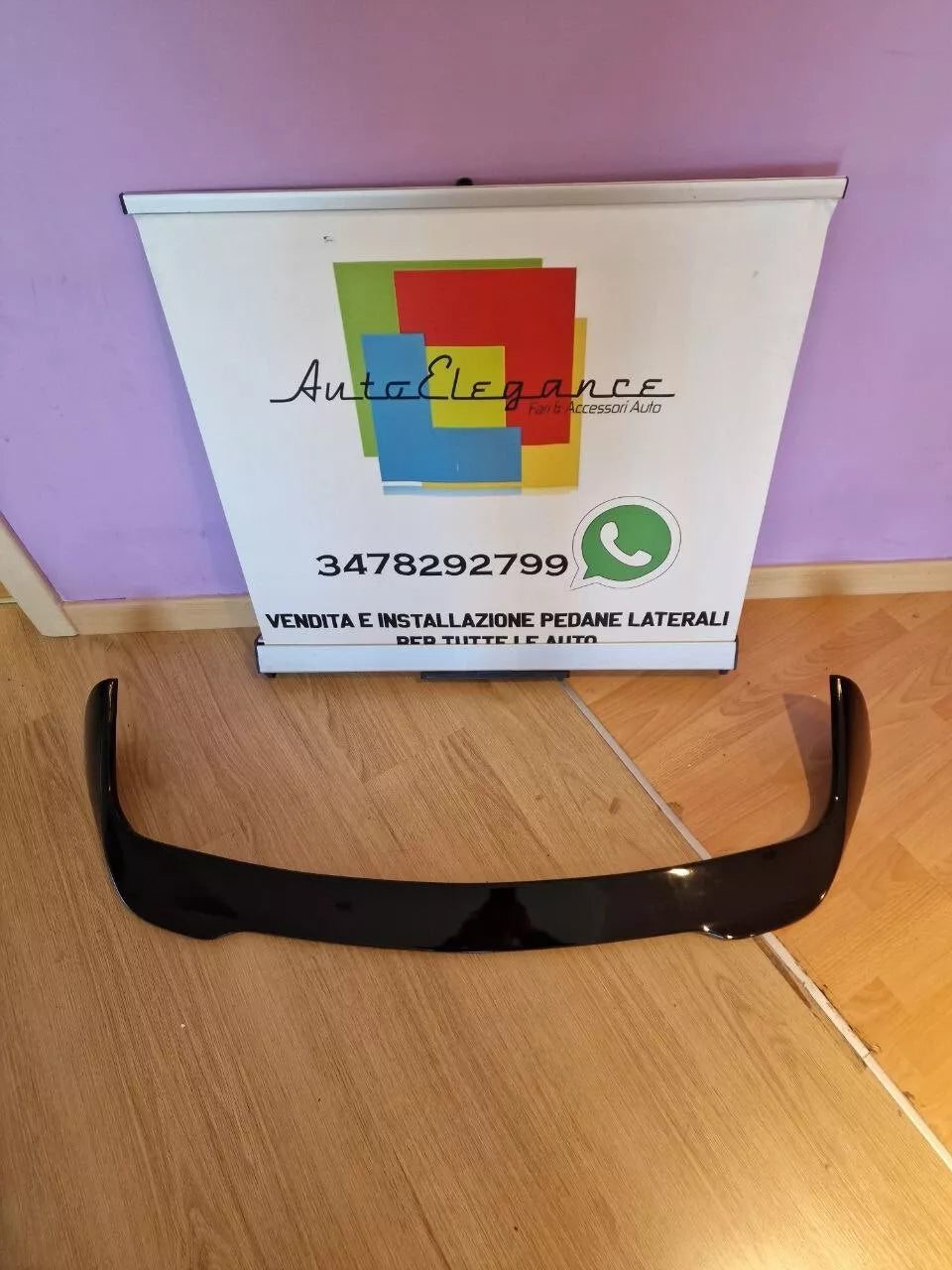 ⭐1105 SPOILER TETTO ADATTO PER BMW X5 F15 2014-2018 NERO LUCIDO⭐