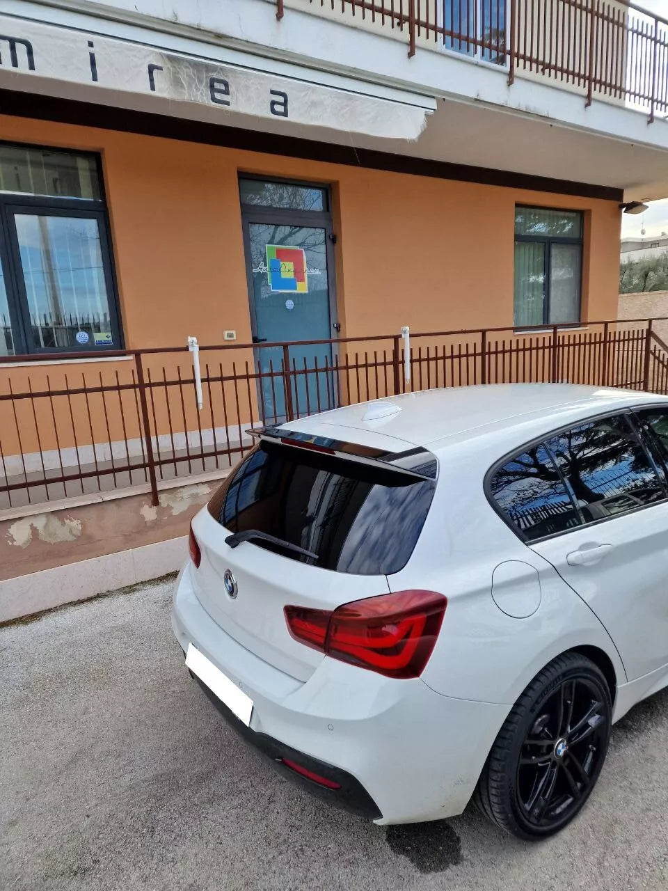 ⭐1105 SPOILER TETTO ADATTO PER BMW X5 F15 2014-2018 NERO LUCIDO⭐