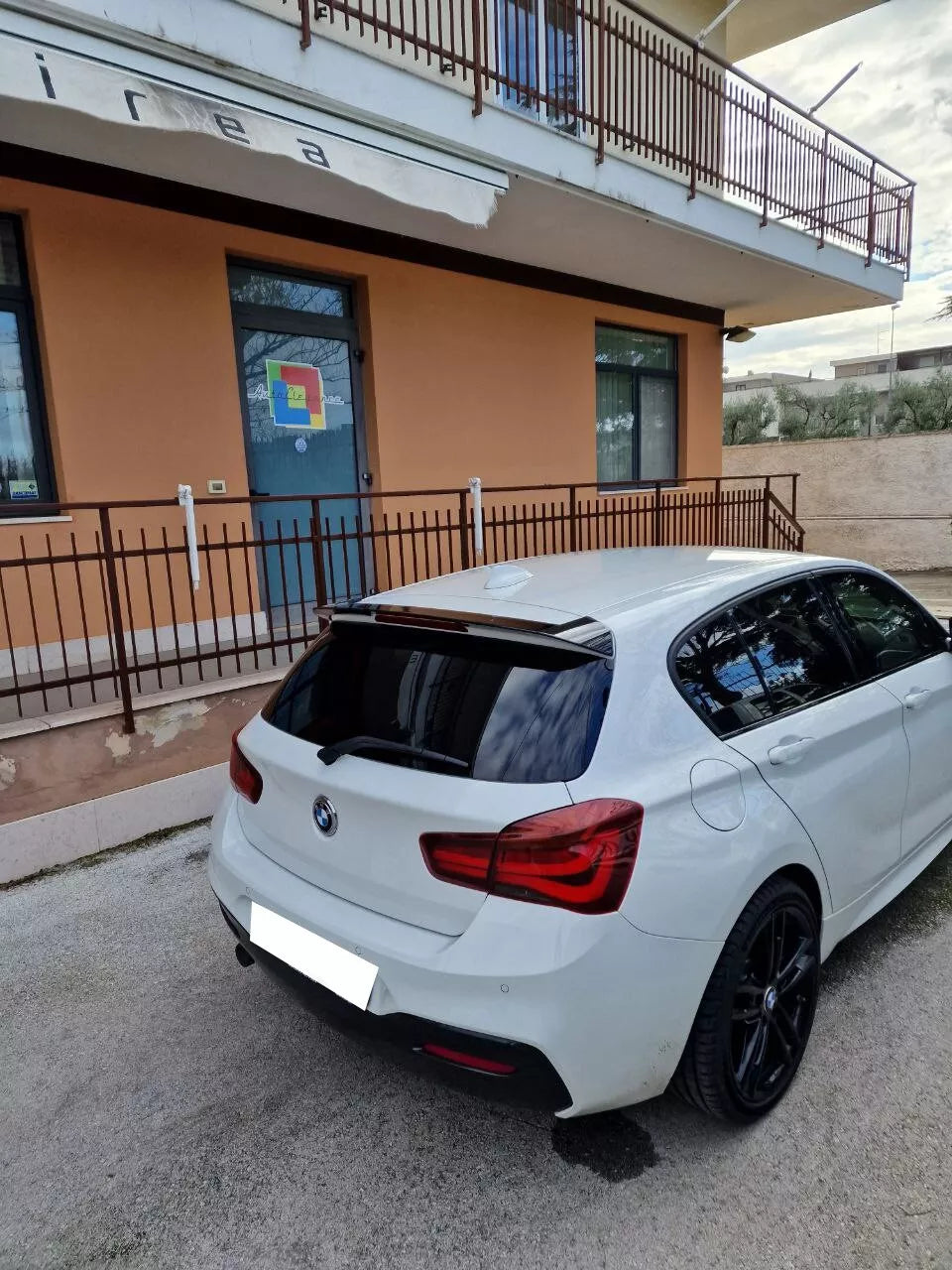 ⭐1105 SPOILER TETTO ADATTO PER BMW X5 F15 2014-2018 NERO LUCIDO⭐