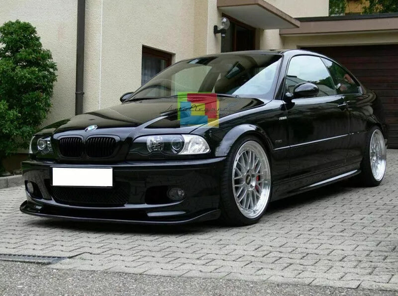 ⭐0236 SPLITTER ADATTO PER BMW SERIE 3 E46 98-06 M3 BERLINA TOURING COUPE CABRIO⭐