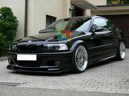 ⭐0236 SPLITTER ADATTO PER BMW SERIE 3 E46 98-06 M3 BERLINA TOURING COUPE CABRIO⭐