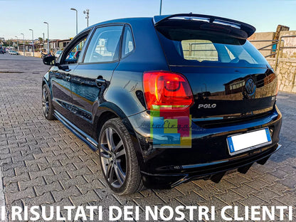 ⭐SPOILER SUL LUNOTTO POSTERIORE VW POLO 6R 2009+ LOOK WRC NON ADATTO PER GTI⭐