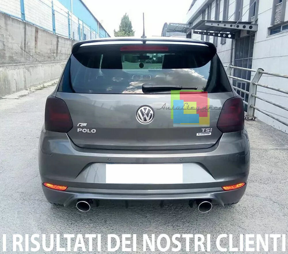 ⭐SPOILER SUL LUNOTTO POSTERIORE VW POLO 6R 2009+ LOOK WRC NON ADATTO PER GTI⭐