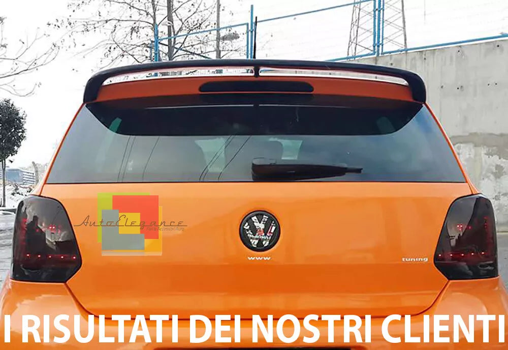 ⭐SPOILER SUL LUNOTTO POSTERIORE VW POLO 6R 2009+ LOOK WRC NON ADATTO PER GTI⭐