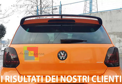⭐SPOILER SUL LUNOTTO POSTERIORE VW POLO 6R 2009+ LOOK WRC NON ADATTO PER GTI⭐