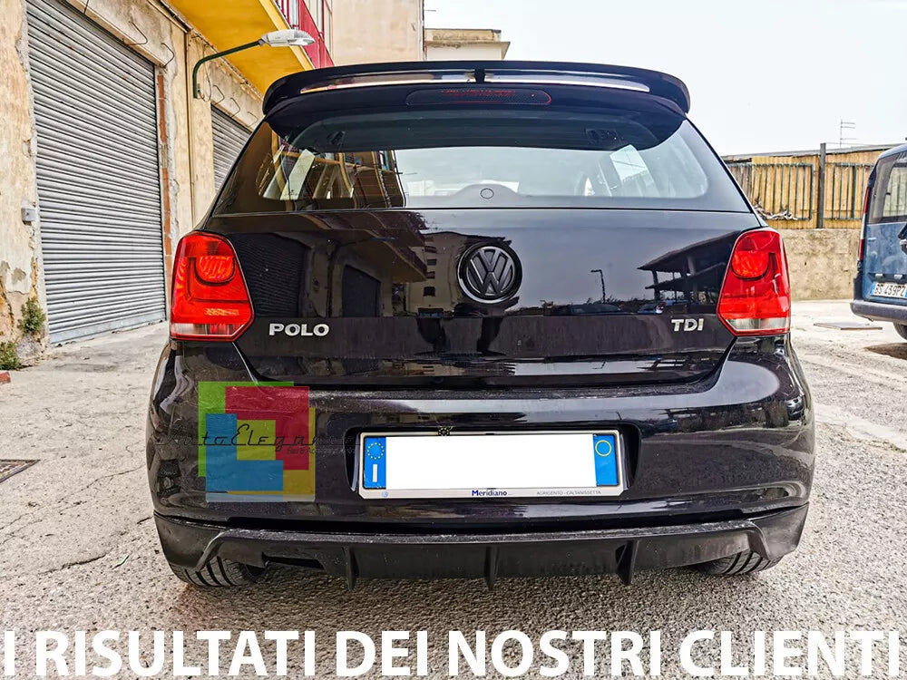 ⭐SPOILER SUL LUNOTTO POSTERIORE VW POLO 6R 2009+ LOOK WRC NON ADATTO PER GTI⭐