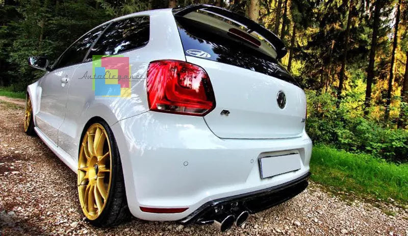 ⭐SPOILER SUL LUNOTTO POSTERIORE VW POLO 6R 2009+ LOOK WRC NON ADATTO PER GTI⭐