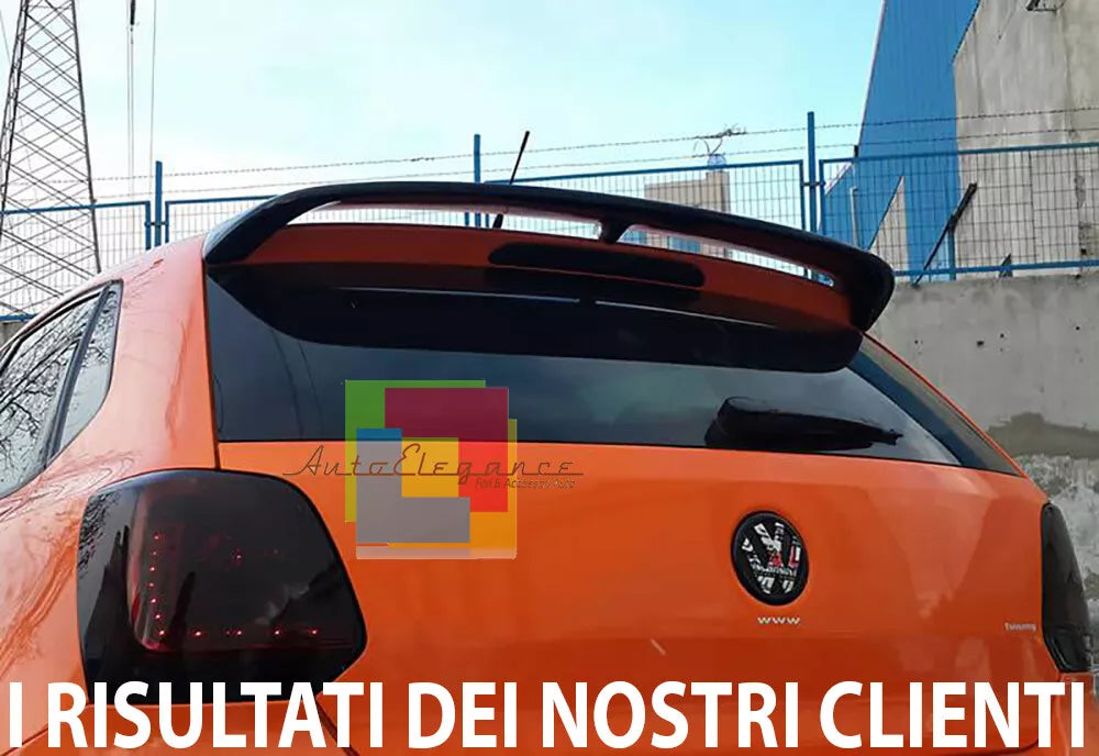 ⭐SPOILER SUL LUNOTTO POSTERIORE VW POLO 6R 2009+ LOOK WRC NON ADATTO PER GTI⭐