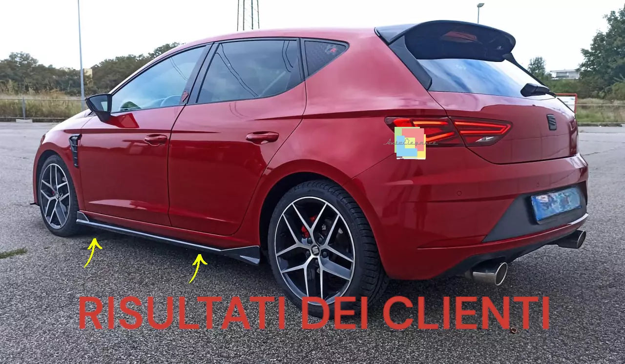 0541 UNDER SKIRTS SUITABLE FOR LEON 5F MK3 2012-2020 LOOK 