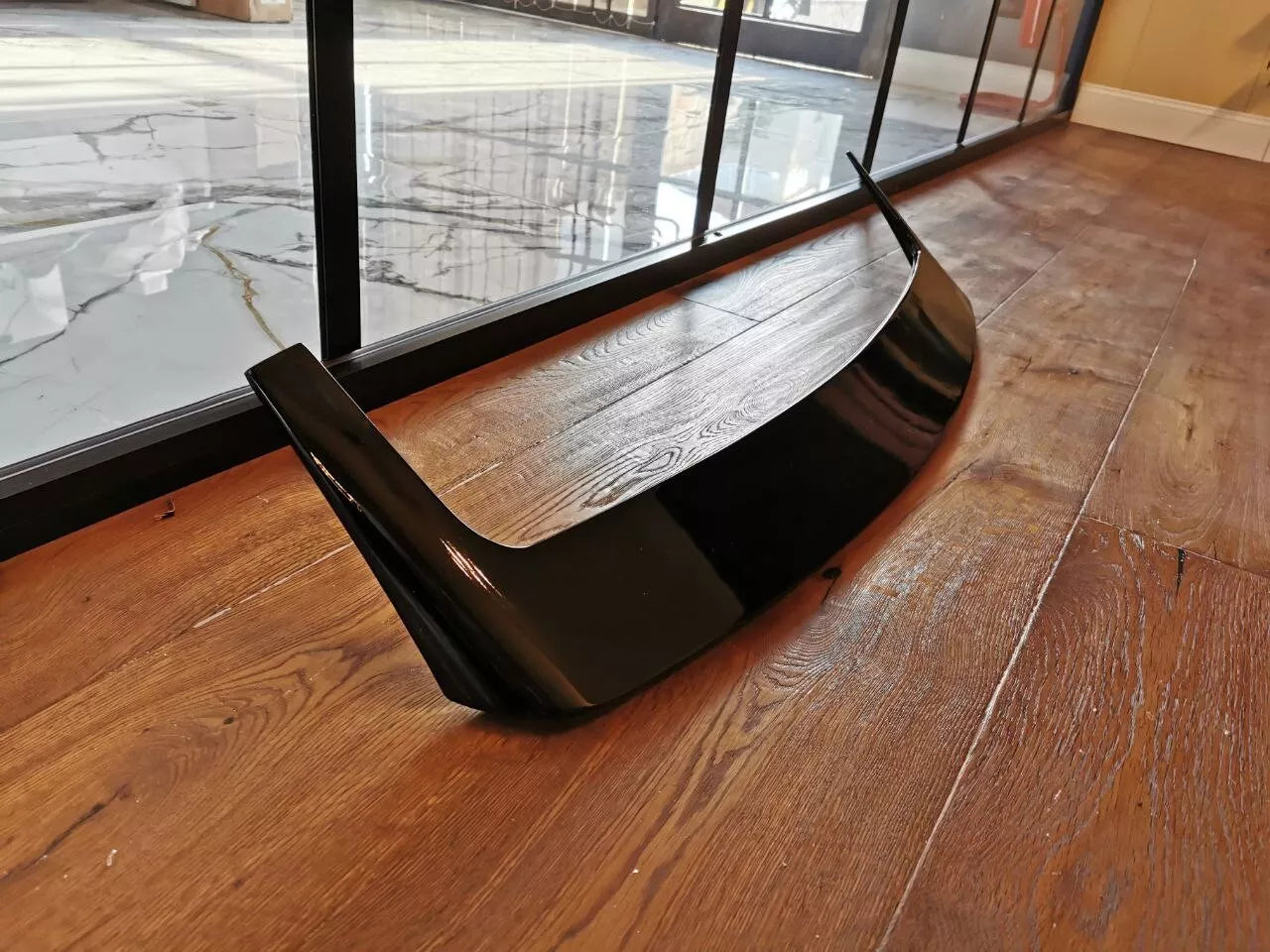 1351⭐SPOILER TETTO ADATTO PER BMW X5 E70 2006-2013 NERO LUCIDO⭐