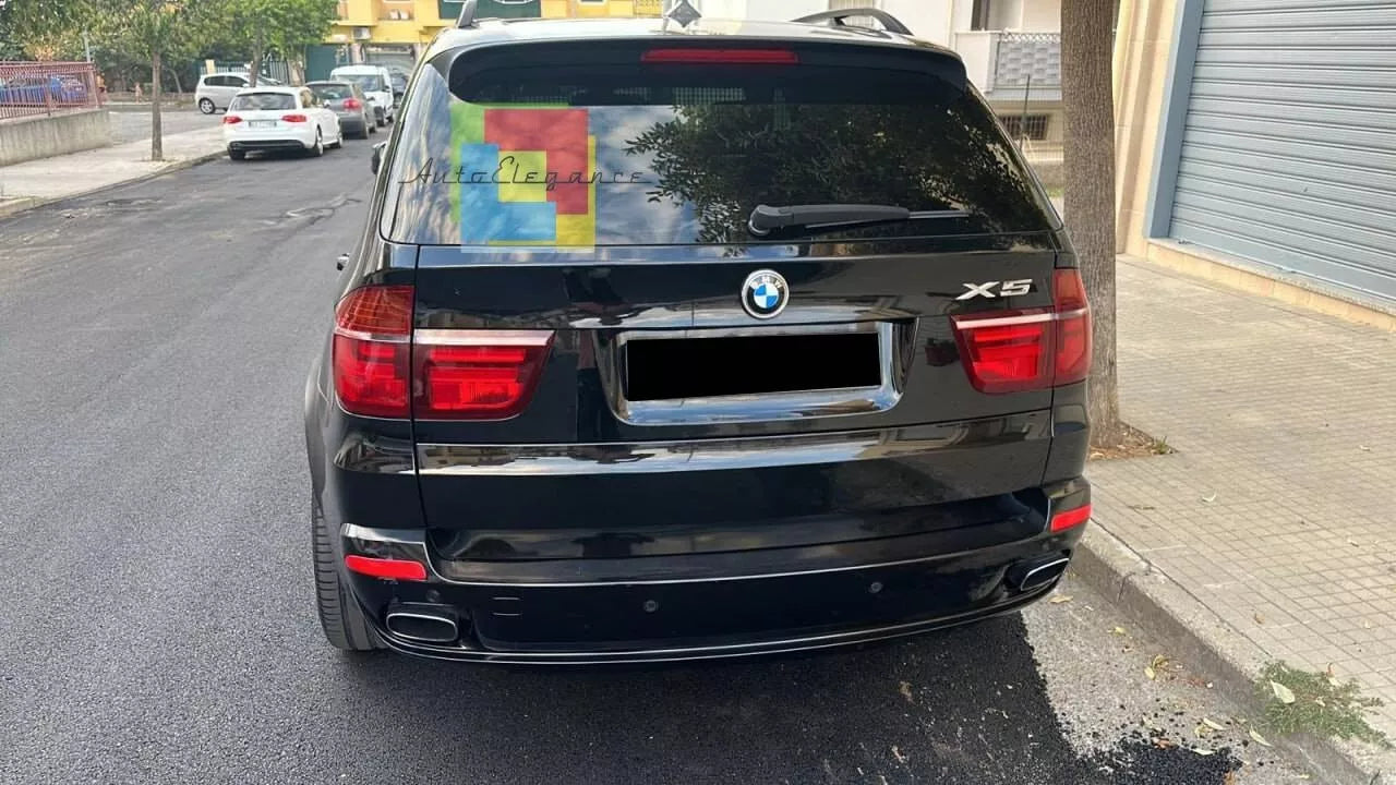 1351⭐SPOILER TETTO ADATTO PER BMW X5 E70 2006-2013 NERO LUCIDO⭐