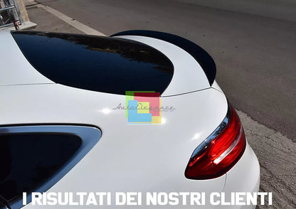 0466⭐SPOILER POSTERIORE AMG COFANO MERCEDES GLC COUPE C253 15+ NERO LUCIDO ABS⭐