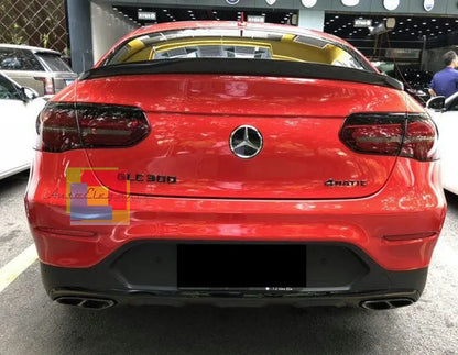 0466⭐SPOILER POSTERIORE AMG COFANO MERCEDES GLC COUPE C253 15+ NERO LUCIDO ABS⭐