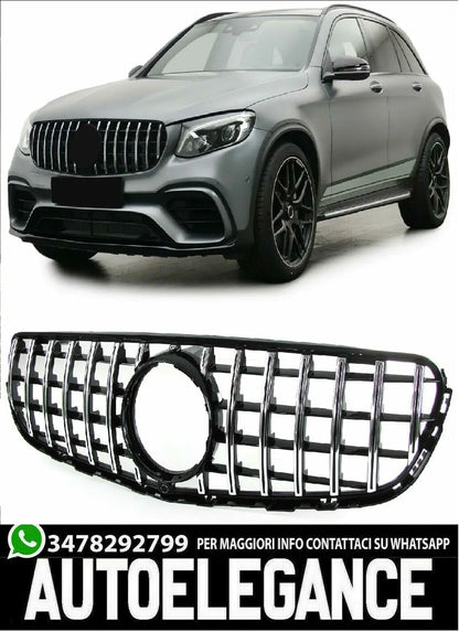 🌙0372 Radiatore Griglia Cromata adatto per Mercedes GLC X253 Coupé C253 15-19🌙