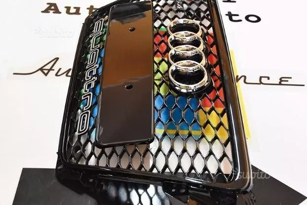 0610⭐GRIGLIA ANTERIORE ADATTO PER AUDI A4 B8 08-12 AVANT BERLINA D'APE QUATTRO⭐