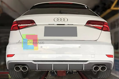 0194⭐SOTTO PARAURTI ADATTO PER AUDI A3 8V SPORTBACK 16-19 RESTYLING DIFFUSOR S3⭐