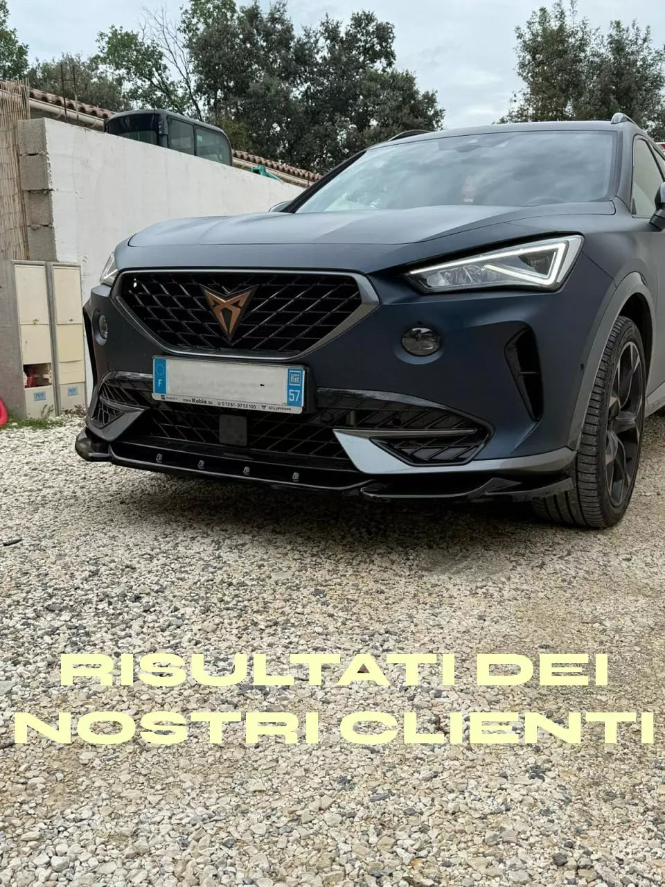 1340⭐SPLITTER ADATTO PER CUPRA FORMENTOR 2020+ NERO LUCIDO DESIGN SPORTIVO⭐