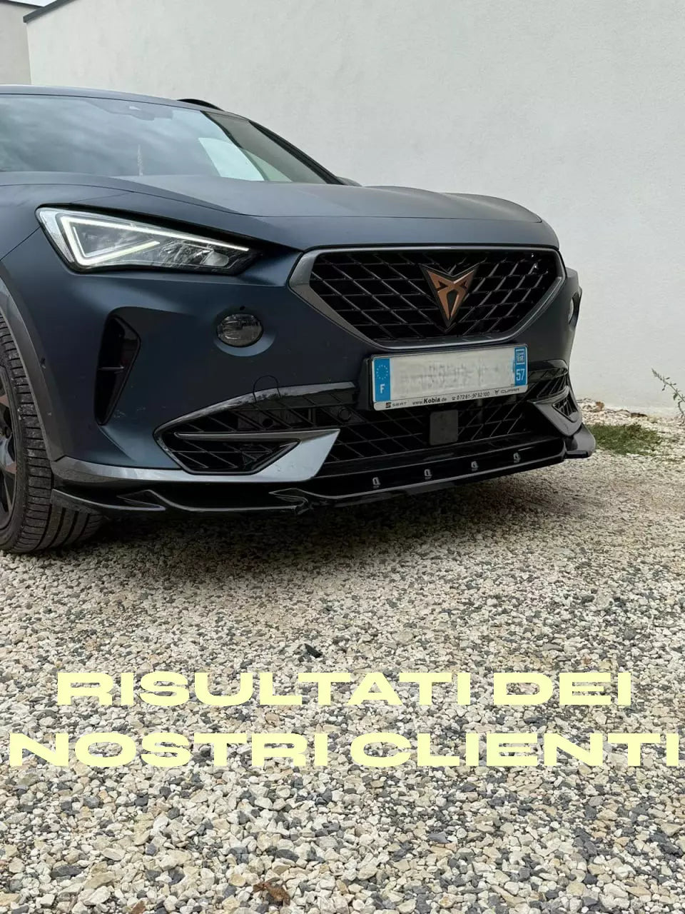 1340⭐SPLITTER ADATTO PER CUPRA FORMENTOR 2020+ NERO LUCIDO DESIGN SPORTIVO⭐