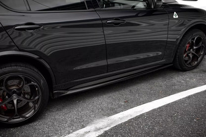⭐Minigonne Laterali Diffusori ADATTO PER Alfa Romeo Stelvio Quadrifoglio Mk1⭐