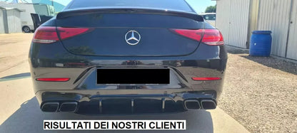 1883💎DIFFUSORE ADATTO PER MERCEDES CLS C257 2018+ AMG LOOK CLS63s NERO LUCIDO💎