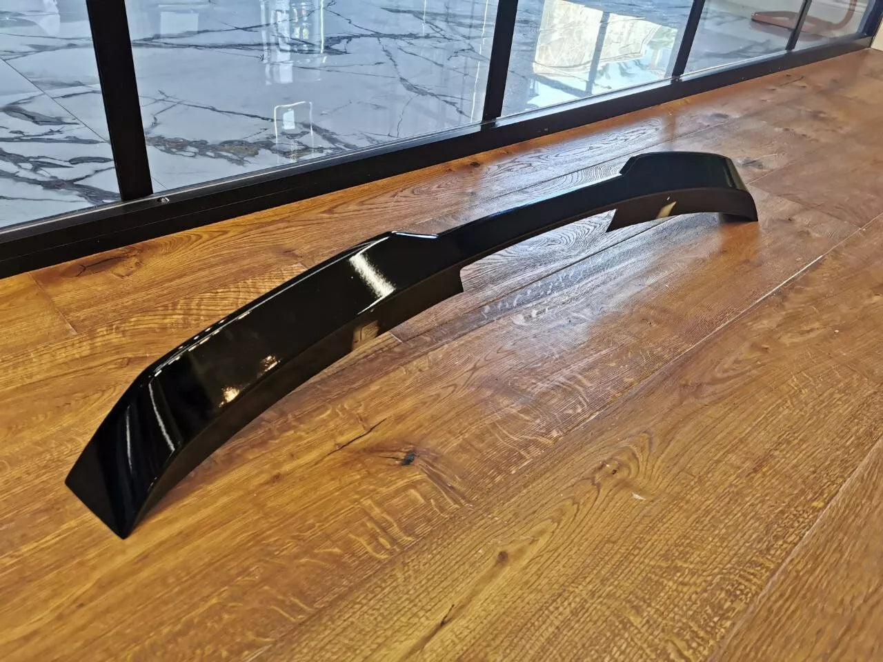 0830⭐SPOILER ADATTO PER VW POLO AW1 LOOK GTI GTD RLINE LOOK NERO LUCIDO⭐