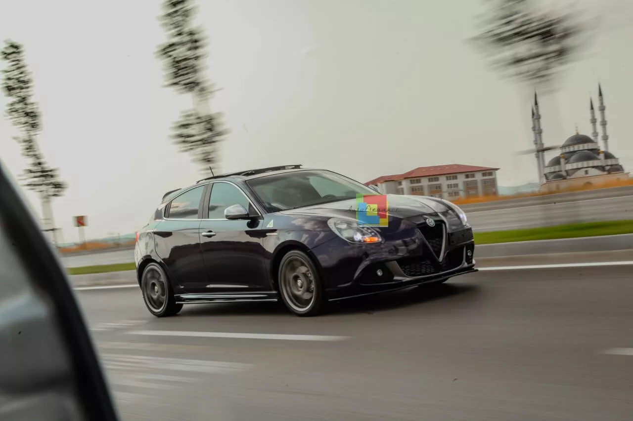 1842 ✨SPLITTER ADATTO PER ALFA ROMEO GIULIETTA 2010-2020 NERO LUCIDO✨