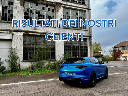 2039⚡DIFFUSORE ADATTO PER ALFA ROMEO STELVIO 949 2016-2020 NERO LUCIDO⚡