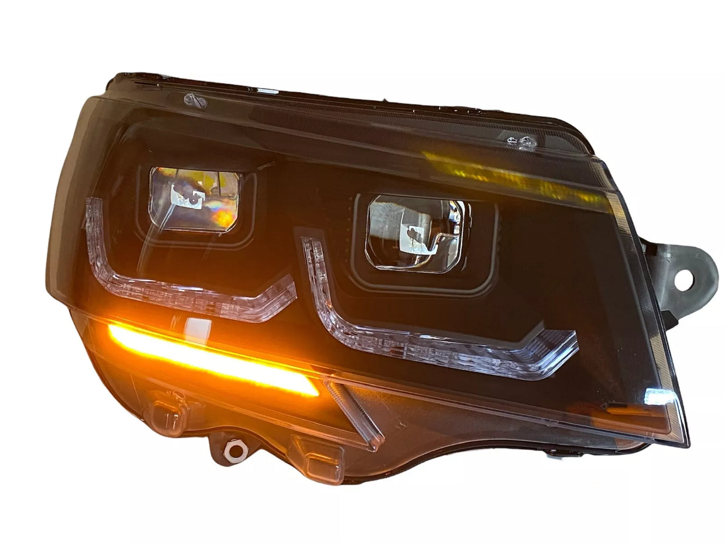 Fari Full LED in Nero per VW T6.1 Facelift 2019+ FRECCE DINAMICHE