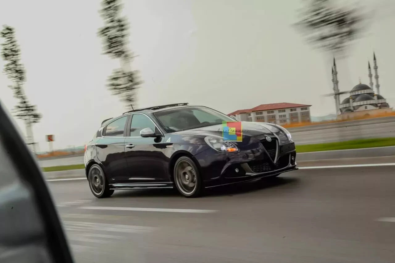 1842 ⭐SPLITTER ADATTO PER ALFA ROMEO GIULIETTA 2010-2020 NERO LUCIDO⭐