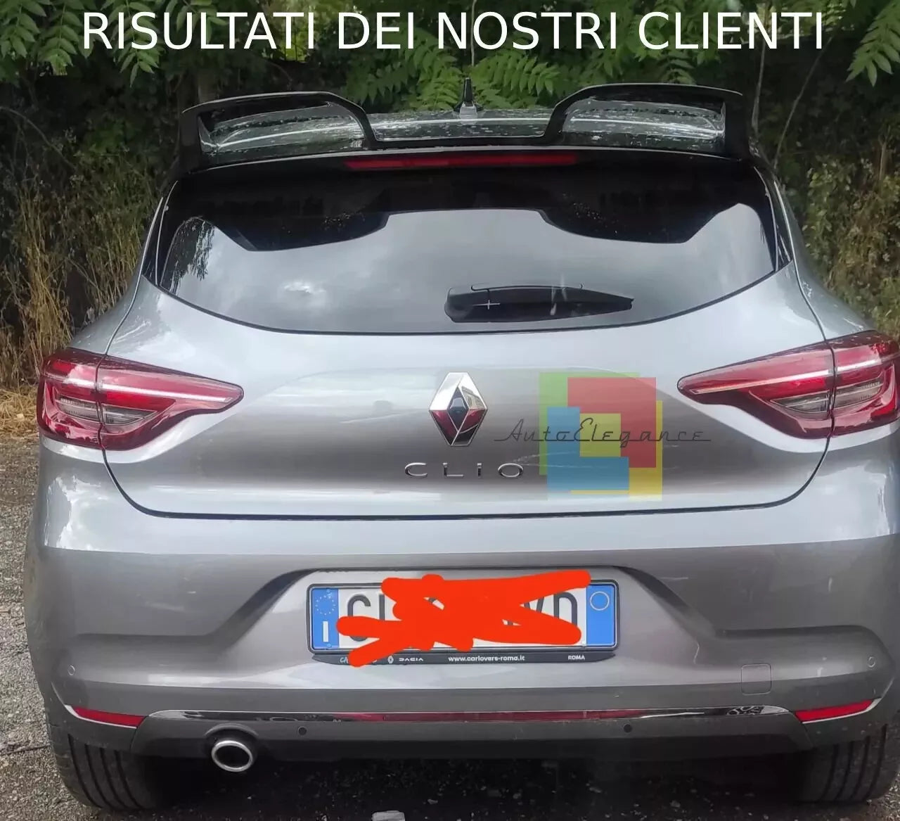 1834💥SPOILER ADATTO PER RENAULT CLIO 5 V 2019+ GREZZO CUP💥