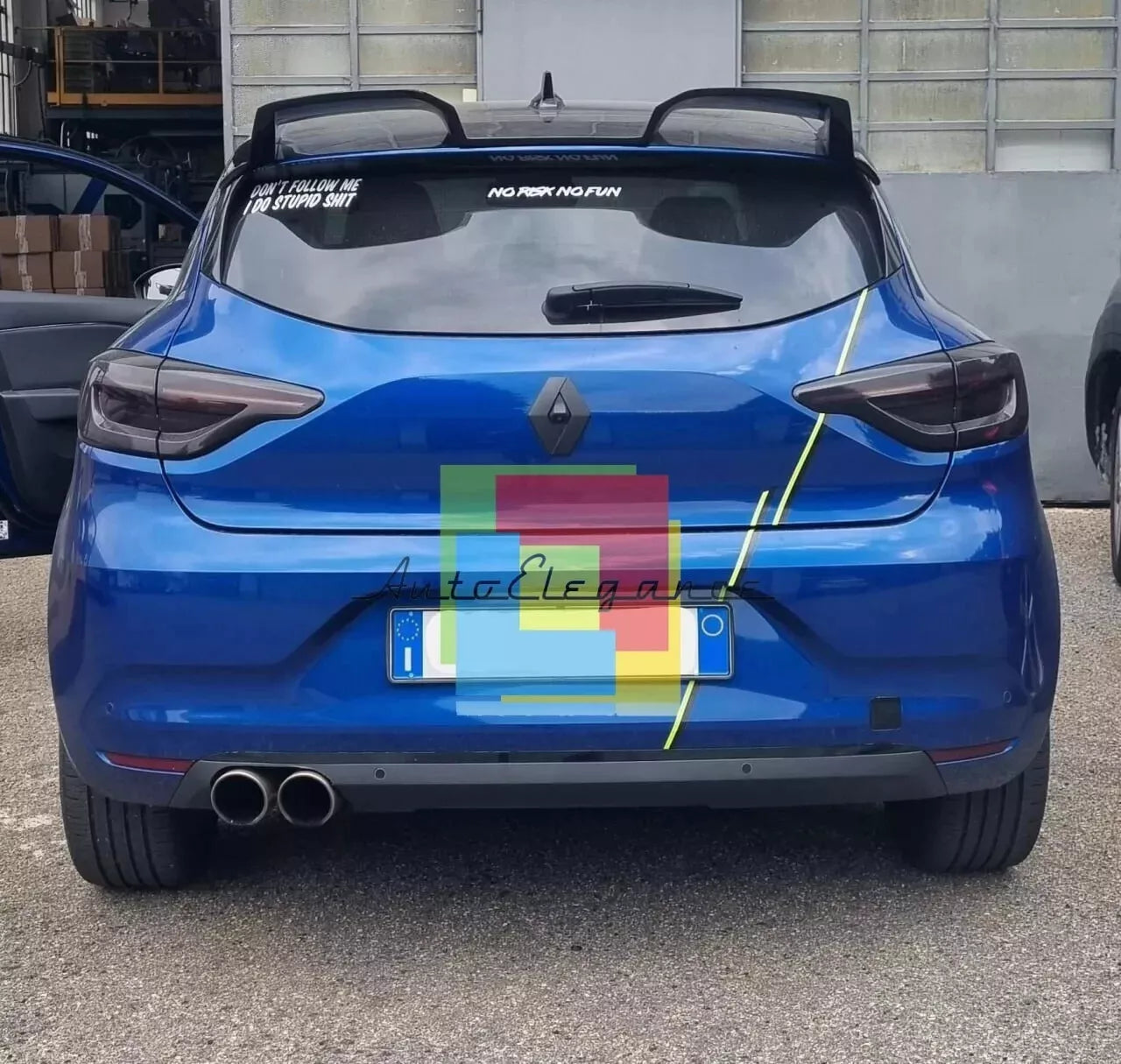 1834💥SPOILER ADATTO PER RENAULT CLIO 5 V 2019+ GREZZO CUP💥