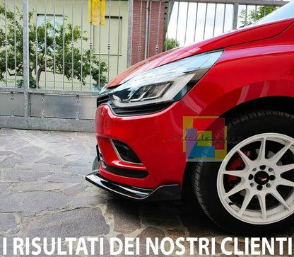 ❄️🌟0079 SPLITTER SOTTO PARAURTI ADATO PER Renault Clio 4 12-18🌟❄️