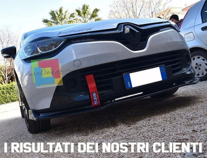 ❄️🌟0079 SPLITTER SOTTO PARAURTI ADATO PER Renault Clio 4 12-18🌟❄️