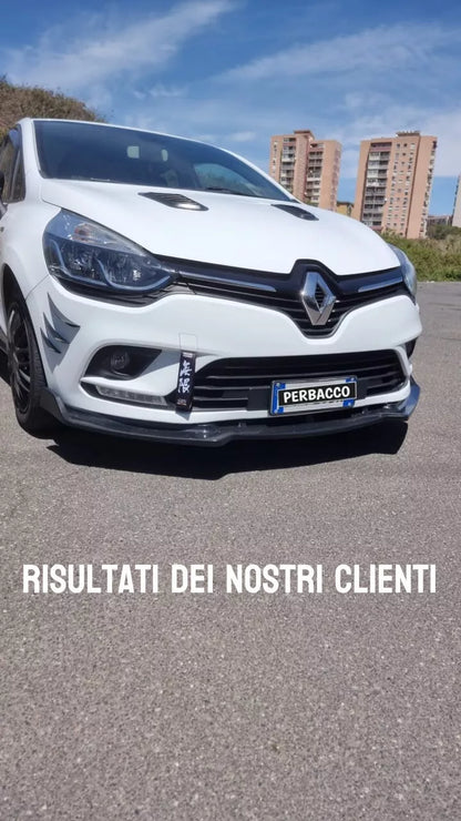 ❄️🌟0079 SPLITTER SOTTO PARAURTI ADATO PER Renault Clio 4 12-18🌟❄️