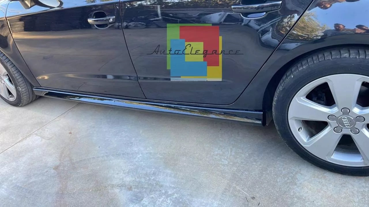 0964⭐MINIGONNE LATERALI PER AUDI A3 8V SPORTBACK 2012-2019 SOTTO PORTA S3 SLINE⭐