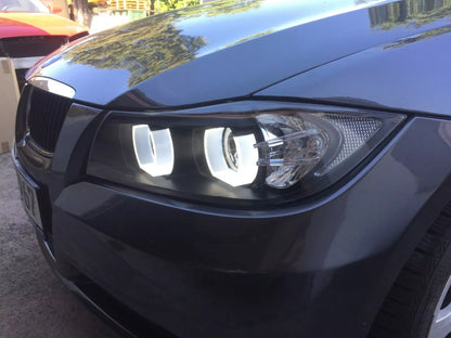 FANALE XENO PER BMW E90 E91 05-08 NERO PER D1S HID LUCE DIURNA OTTICA