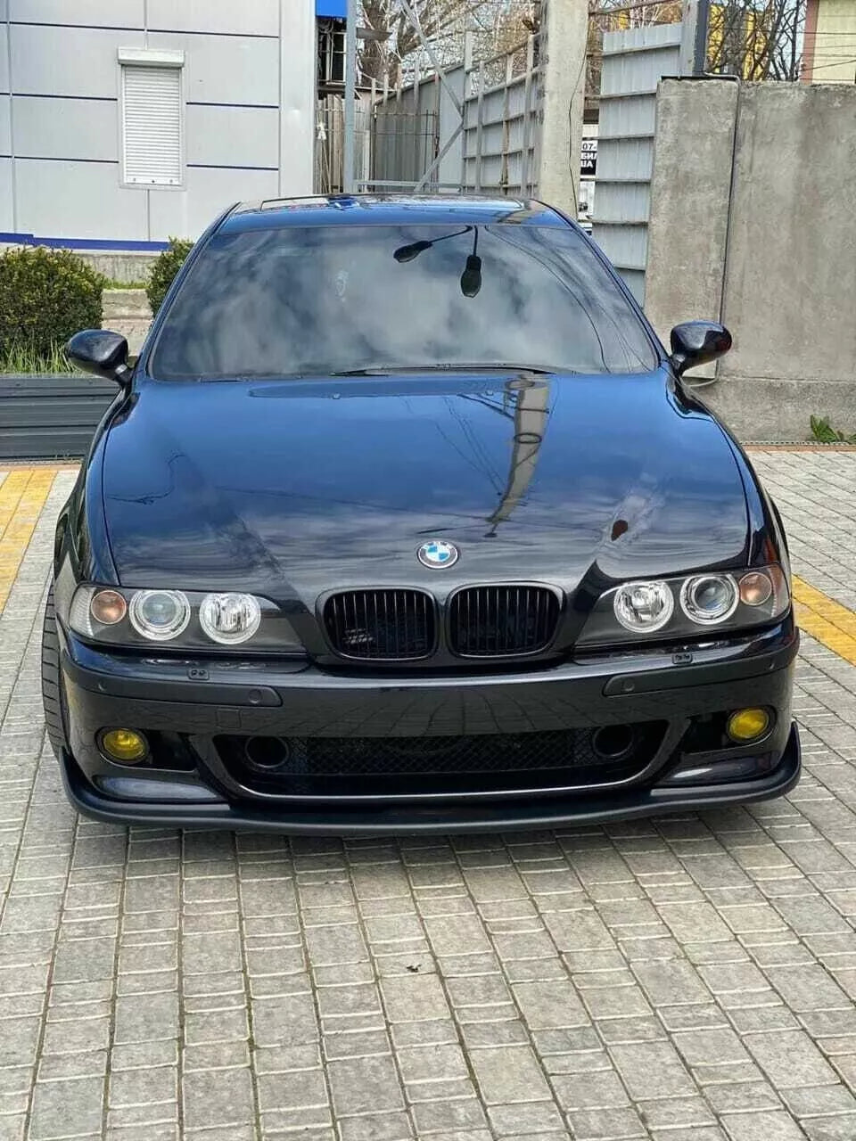 0489⭐SPLITTER SOTTO PARAURTI ADATTO PER BMW SERIE 5 E39 M / M-TECH ABS NERO⭐