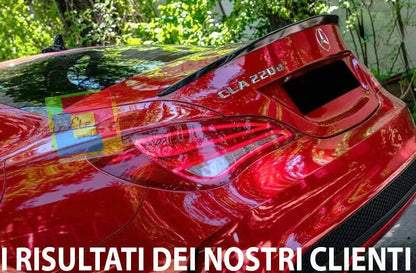 0172🔥Spoiler adatto per Mercedes Benz CLS C117 W117 coupe nero lucido🔥
