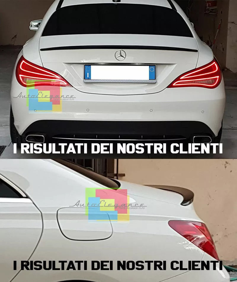 0172🔥Spoiler adatto per Mercedes Benz CLS C117 W117 coupe nero lucido🔥