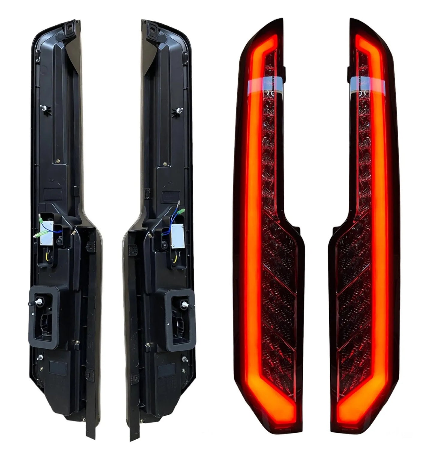 LED Rear Lights for Ford Tourneo Custom from 2012 Black Rear Light Rear Lights