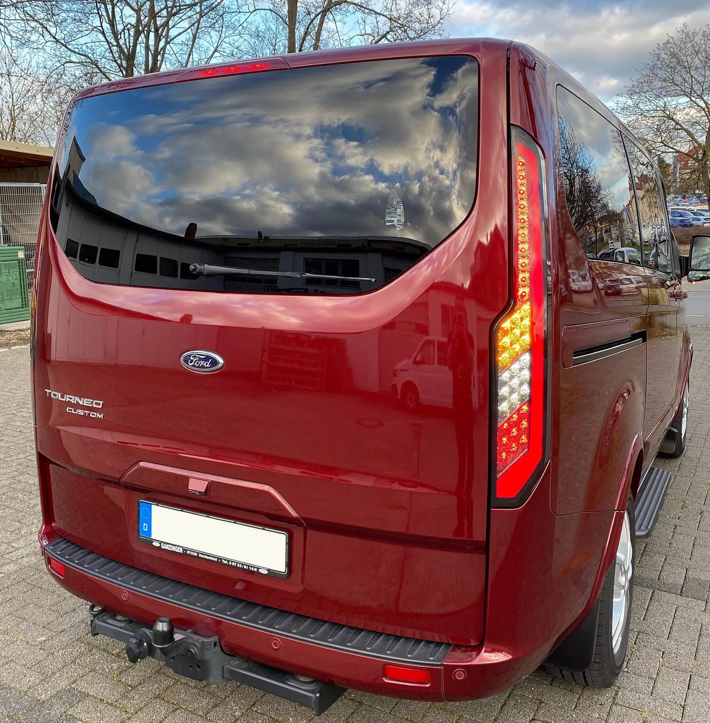 LED Rear Lights for Ford Tourneo Custom from 2012 Black Rear Light Rear Lights
