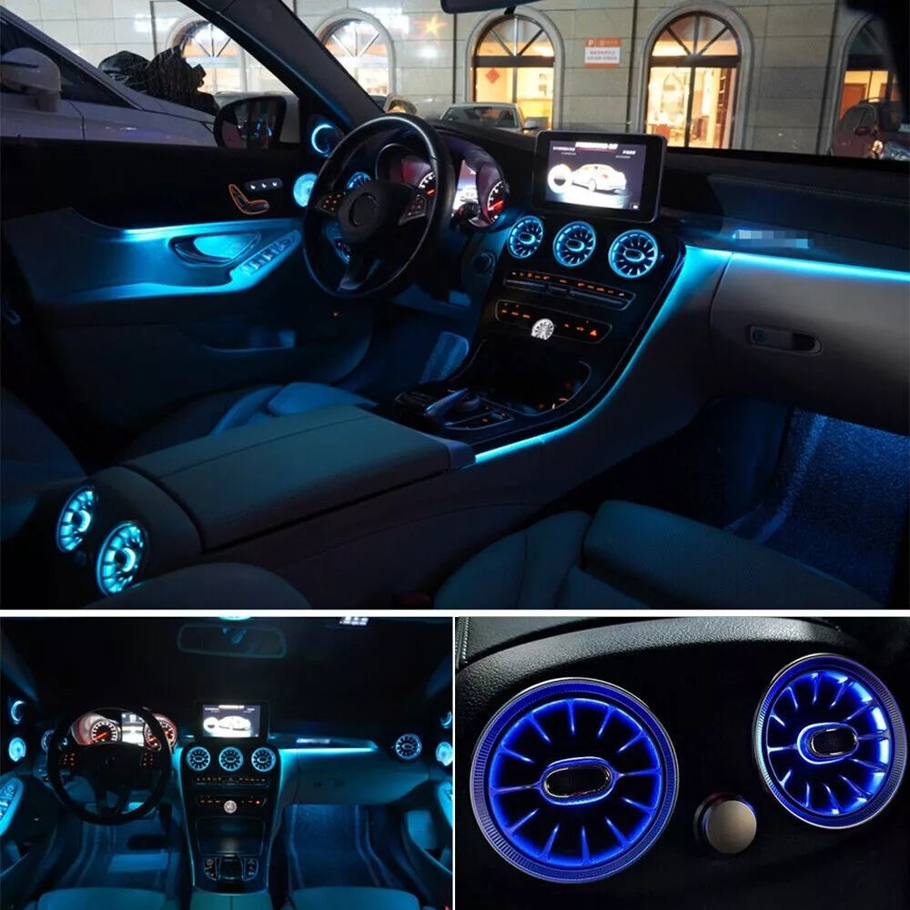 ⭐Griglie di ventilazione anteriori AC 64colori adatte per Mercedes Classe CW205⭐